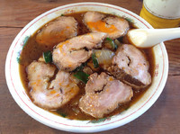 「アリランチャーシュー（中）辛め 1,050円」@アリランらあめん 八平の写真