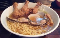 「蛤､ちゃ～しゅうめん中もり(850円＋50円)」@うちん家の写真