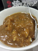 「〖日替わり飯〗ミニカレー丼200円」@東京とんこつ ましこ亭 本店の写真