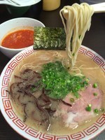 「ラーメン¥650＋豚とまと¥100」@博多長浜らーめん もりやの写真