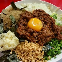 「【限定】台湾カレーまぜそば（追い飯付き）８１０円」@豚男 -BUTAMEN-の写真