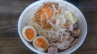 「油そば（並）￥750＋味玉￥100」@ラーメン大大の写真