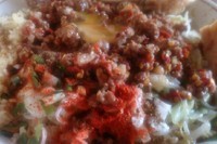 「汁なし豚坦麺」@豚星。の写真