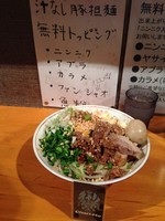 「「限定」汁なし豚坦麺」@豚星。の写真