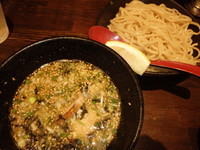 「味玉塩つけめん(250g)(930円)水餃子・ごはんセット」@中華蕎麦 奨 津田店の写真