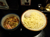 「つけ麺(中）750円、味玉100円」@肉煮干し中華そば さいころの写真
