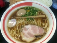 「アゴ醤油らーめん+ﾐﾆ揚ﾁｷﾝ+小ﾗｲｽ」@自家製麺SHINの写真