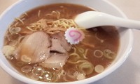 「中華そば600円(麺少なめ)」@赤坂味一 亀戸店の写真