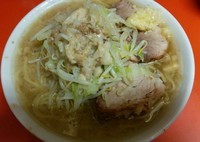 「ラーメン　麺少なめ　ニンニクアブラ　700円」@ラーメン二郎 神田神保町店の写真
