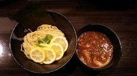 「レモンつけ麺＋味玉」@スージーハウスの写真