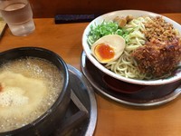 「魚介豚骨つけ麺（大盛）」@とんこつらーめん ひかりの写真