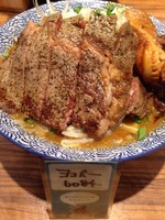 「ミニカレ― 　牛ステーキ」@ラーメン燈郎の写真