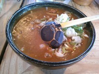 「カレーうどん+卵」@吉宗の写真