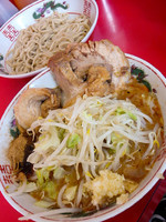 「つけ麺（小豚ラーメン790円＋現金100円）」@ラーメン二郎 仙台店の写真