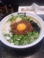 「カレー台湾まぜそば」@麺屋 こころ 高田馬場店の写真