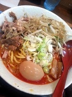 「あえめん（味玉）￥820」@味噌麺処 花道庵の写真