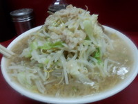 「大ラーメン ニンニクアブラ」@ラーメン二郎 京急川崎店の写真