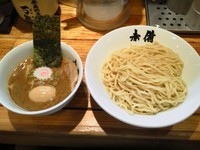 「味玉つけ麺(中盛り)」@赤備の写真