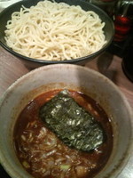 「つけ麺辛み中盛300g」@新宿 達翁の写真