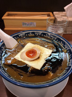 「ブラックカレーラーメン780円」@ゆなみ屋の写真