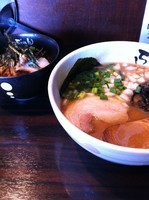 「濃厚豚そばとぶた飯」@濃厚豚そば ぶれんの写真