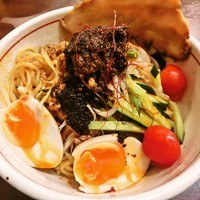 「冷し味噌担々麺(鬼辛)＋チャーシュー(860円＋110円)」@蔵出し味噌らーめん そい屋の写真