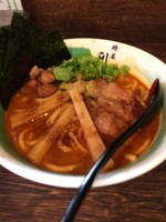「うまっ辛らぁめん」@自家製麺 麺屋 利八の写真