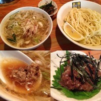 「【限定】踊る！さんまつけめん 850円」@濃菜麺 井の庄の写真