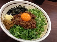 「台湾まぜそば」@麺屋はなび 新宿店の写真