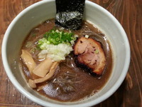 「【20食限定】烏賊煮干しそば￥740＋替え玉￥120」@麺屋たつみ 喜心 狭山店の写真