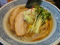 「しびそば・ユズあり・大盛」@中華そば 鍾馗の写真