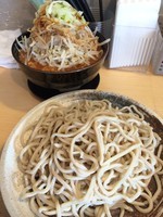 「どて辛つけ麺（中）¥680」@どてちんの写真