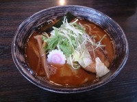 「極み!!海老だしら~めん+甘辛細切チャーシュー+ごはん」@ラーメン厨房つきまるの写真