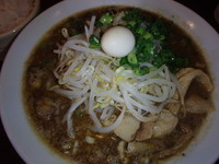 「さんまカレー(900円)替玉(150円)ごはん(100円)」@らーめん ふじもとの写真