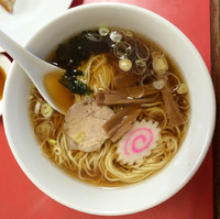 「ラーメン＋餃子 900円」@豊楽亭の写真