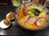 「ピリ辛味噌ラーメン＋チャーシュー3枚」@味噌一 大原店の写真