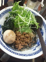 「SPラーメン（バリコク黒ゴマたんたん麺）￥800」@麺や てつの写真