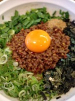 「台湾混ぜそば 大盛」@麺屋 こころ 大岡山本店の写真