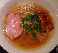 「塩そば 850円」@SOBAHOUSE金色不如帰の写真