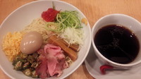 「鶏と煮干の醤油つけそば201４」@Japanese Soba Noodles 蔦の写真