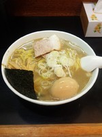 「下品ラーメン（塩）」@一条流がんこ総本家分家四谷荒木町の写真