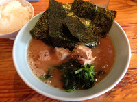 「朝らー　（500円）」@横浜ラーメン 武蔵家 大井町店の写真