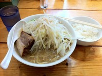 「ラーメン＋ライス」@らーめん 影武者 外伝の写真