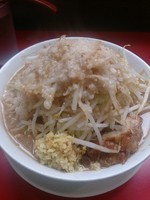 「ラーメン、ヤサイ、アブラ、ショウガ」@用心棒の写真