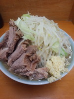「ブタW（野菜・ニンニク）900円」@ラーメン二郎 新橋店の写真