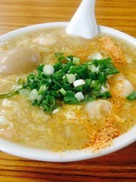 「えびそば¥750＋煮玉子（ラーパス特典）＋Bセット¥250」@陽気軒の写真