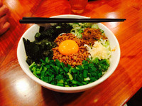 「台湾まぜそば800円 追い飯無料」@麺華いただきの写真