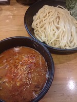 「辛味噌つけ麺、中盛り」@麺や つとむの写真