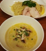 「濃厚鶏茸つけ麺 880円」@福の神食堂の写真