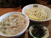 「【限定】踊る！さんまつけめん（中盛同額）850円」@濃菜麺 井の庄の写真